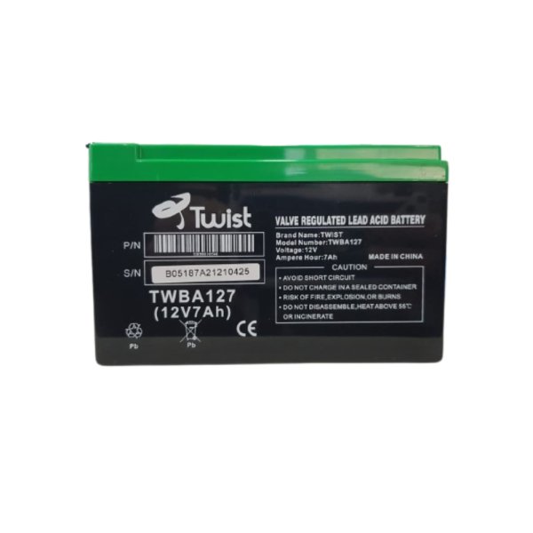 TWIST BATTERY 12V/7A 2000 GRAM, CHINA, AUGUST 2024. - Image 2