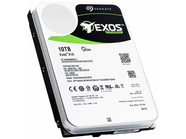 SEAGATE HDD DT 10TB SATA EXOS X16 ENTERPRISE 7200RPM 256MB