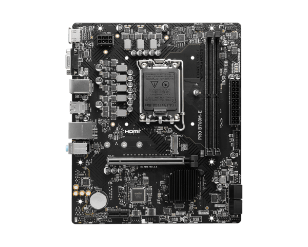 MSI MOTHERBOARD PRO B760M-E DDR5 LGA 1700. - Image 2