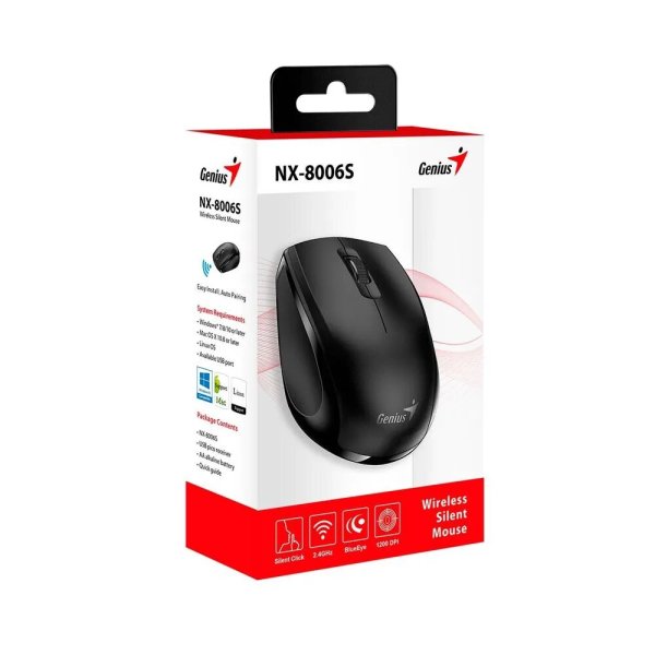 GENIUS MOUSE WIRELESS NX-8006S/8000S, USB-C