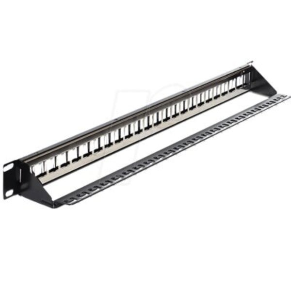 CORNING (3M) PATCH PANEL CAT6-CAT5 24 PORT VOLPPCBF24K  . - Image 2