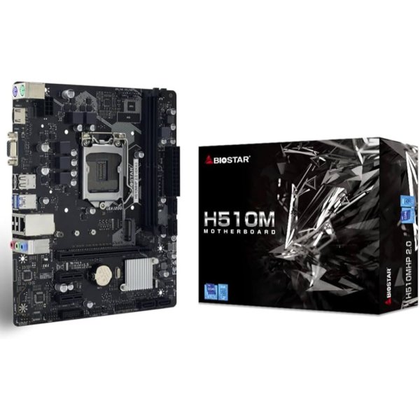 BIOSTAR MOTHERBOARD H510MHP 2.0  LGA 1200.