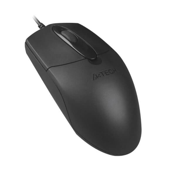 A4-TECH MOUSE OP-720S OPTICAL USB BLACK SILENT CLICKS - Image 2