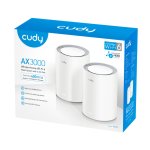 CUDY ROUTER AX3000 DUAL BAND GIGABIT WIFI 6 MESH-SYSTEM 2 PACK 5