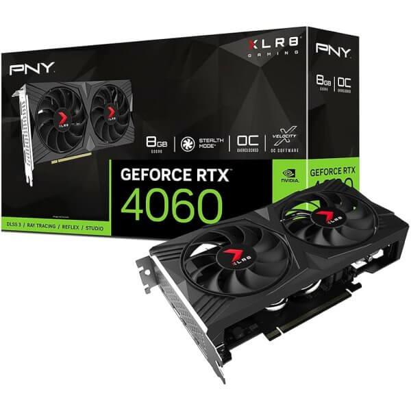 PNY GPU RTX4060-8GB GDDR6 XLR8 GAMING VERTO