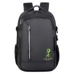 MOUSCHI BAG LAPTOP MARS BACKPACK BLACK 15.6"