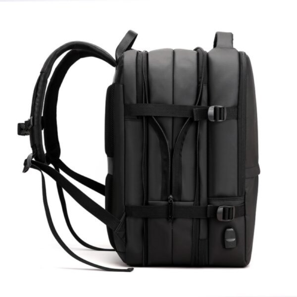 MOUSCHI BAG LAPTOP VEGA TRIPLE LAYER BACKPACK BLACK 15.6" - Image 2