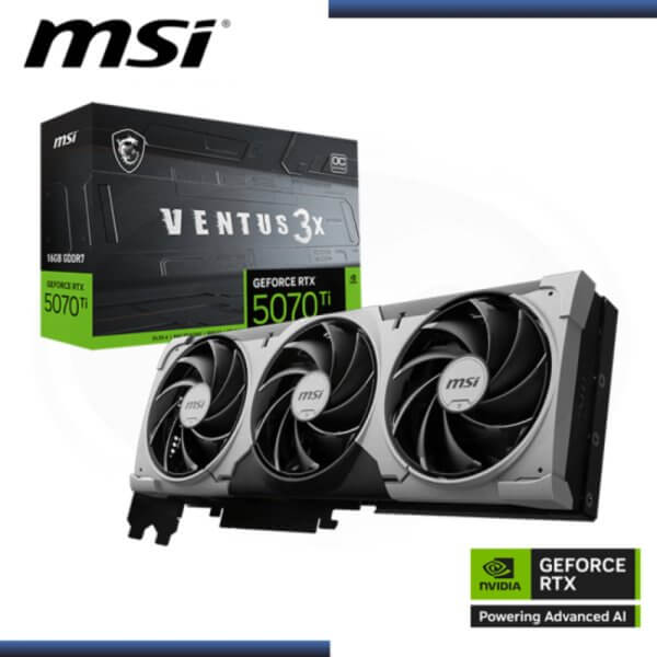 MSI GPU RTX5070TI 16GB VENTUS 3X OC