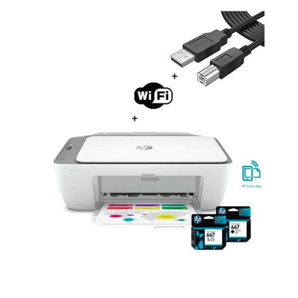 HP PRINTER DESKJET 2875 3 IN 1 COLOR - WIRELESS - Image 2