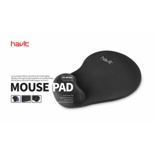HAVIT MOUSE PAD WITH WRIST REST GEL