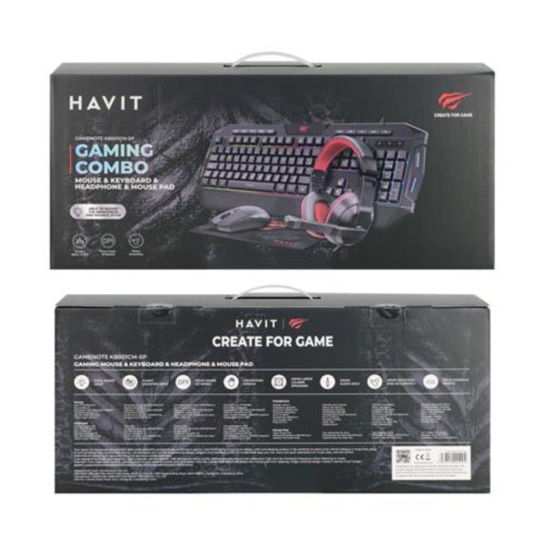 HAVIT COMBO GAMING WIRED 4 IN 1 COMBO