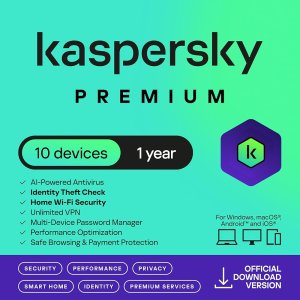 KASPERSKY PREMIUM 10 DEVICES 1 YEAR