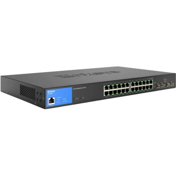 LINKSYS SWITCH 24 PORT GIGABIT MANAGED - Image 2