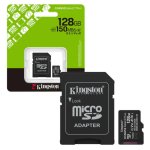 KINGSTON MEMORY MICRO SD 128GB CLASS 10