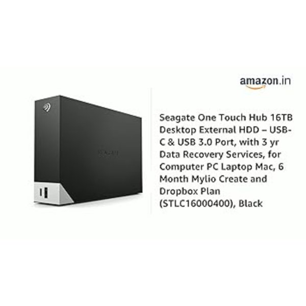 SEAGATE HDD USB 3.0 USB-C 16TB 3.5" - Image 2