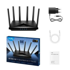 CUDY ROUTER WR6500H DUAL BAND GIGABIT WIFI 7 - 6 ANT