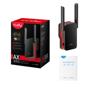 CUDY RANGE EXTENDER AX3000 DUAL BAND WI-FI 6 2 ANT 