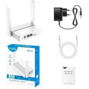 CUDY ROUTER LT300 4G LTE N300 WI-FI 2 ANT