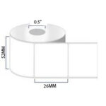 TFK LABEL ROLL TT 52X26 (1000) ALUMINIUM SILVER. - Image 2