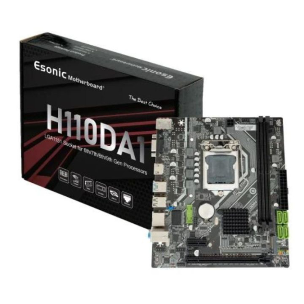 ESONIC-MOTHERBOARD-H110DA1-3.jpg ESONIC MOTHERBOARD H110DA1 LGA 1151 - Image 1