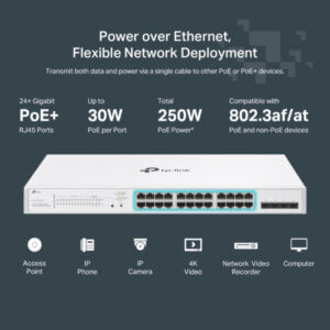 TP-LINK SWITCH FESTA 28 PORTS FS328GP RACKMOUNT