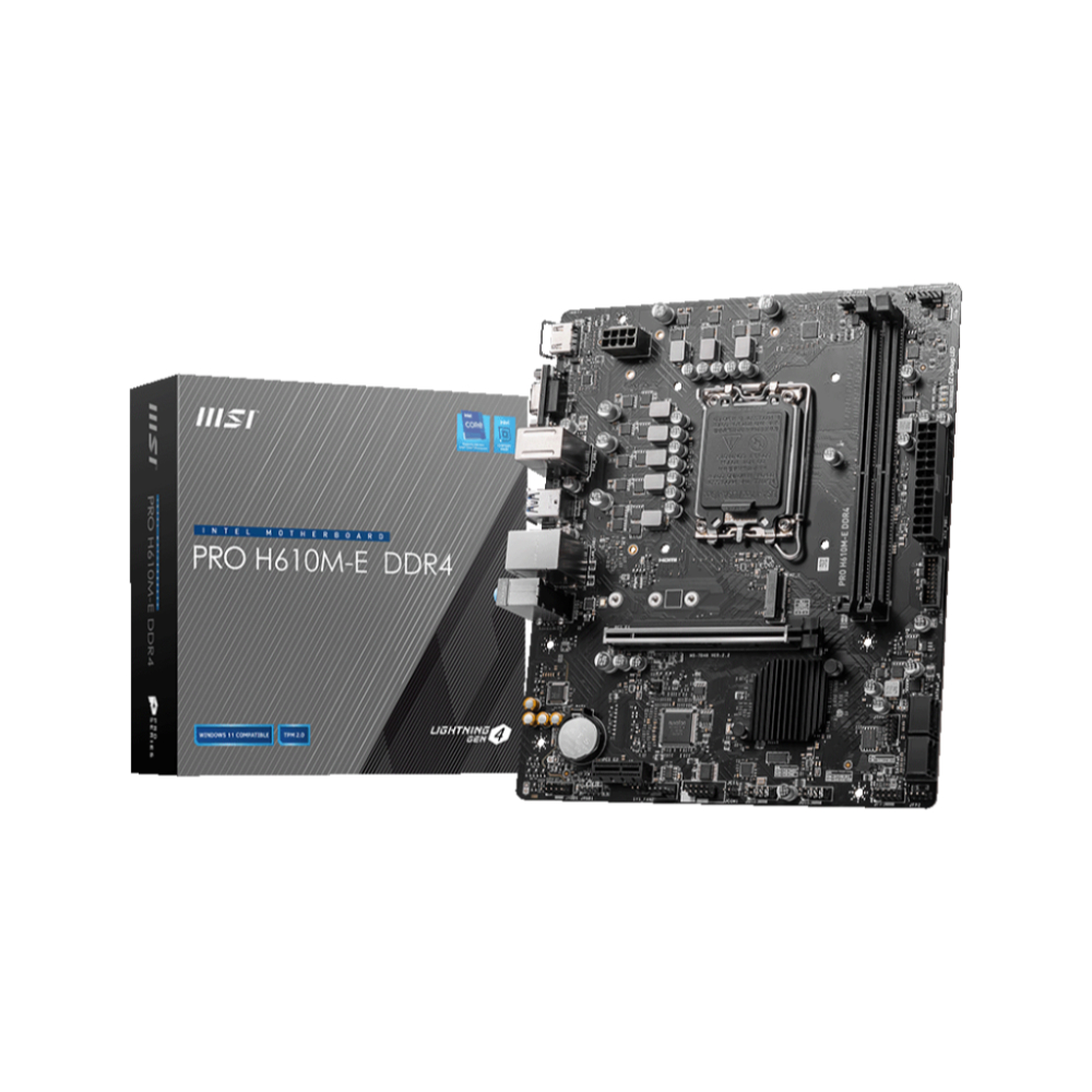 H610M-E-1.jpg MSI MOTHERBOARD PRO H610M-E - Image 1