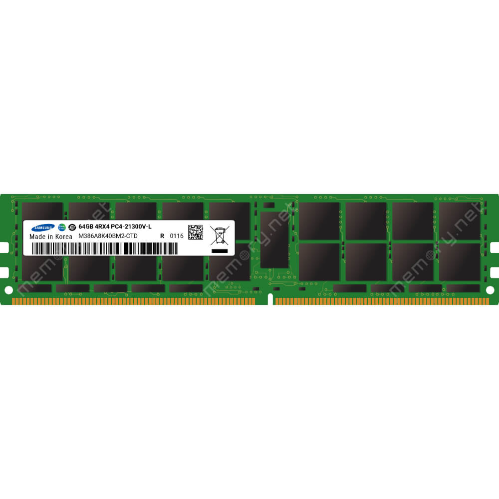 HPE-SAMSUNG-DRAM-DDR4-SRV-ECC-64GB-2666.jpg HPE SAMSUNG DRAM DDR4 ECC 64GB-2666MHZ REGISTERED - Image 1