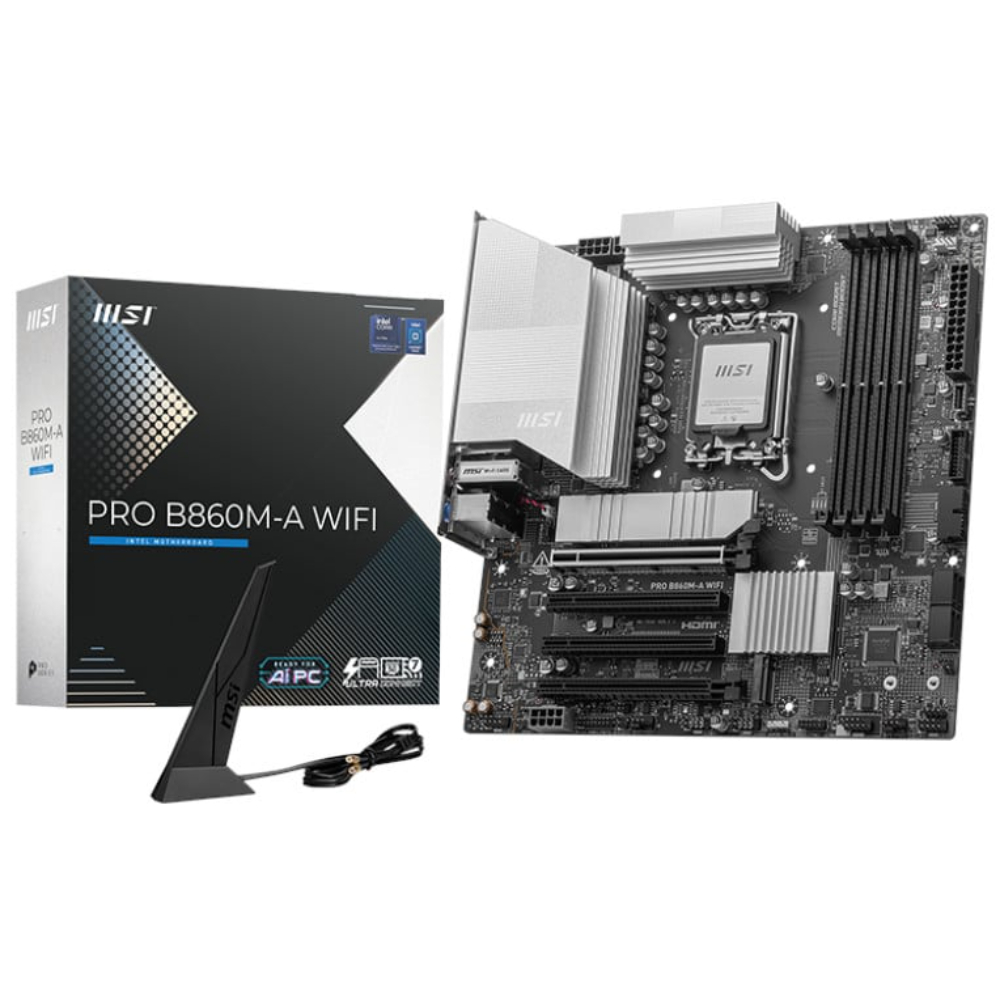 PRO-B860-A-1.jpg MSI MOTHERBOARD PRO B860M-A (((WIFI))) LGA 1855 - Image 1