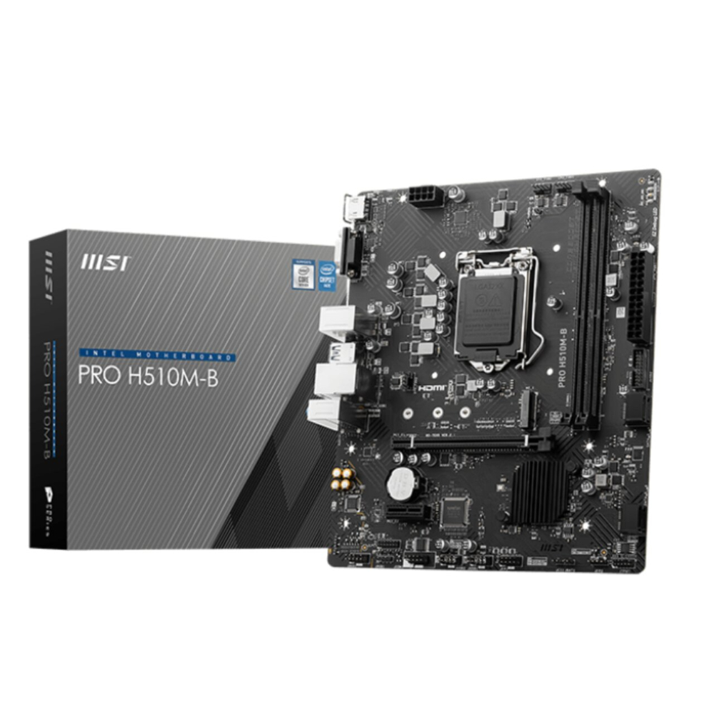 PRO-H510M-B-1.jpg MSI MOTHERBOARD PRO H510M-B LGA 1200. - Image 1