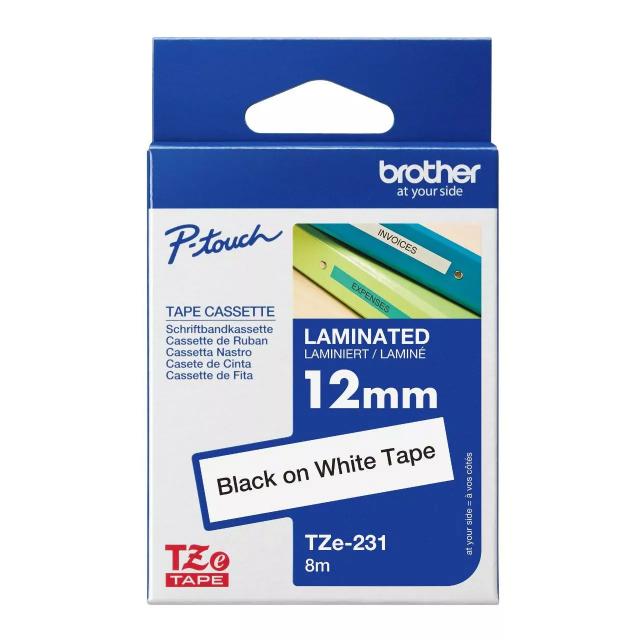 BROTHER ORIGINAL TZ2-231S LABEL TAPE – 12MM X 4M